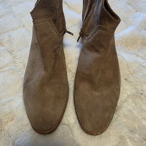 UGG Women's Brown Suede Heeled Ankle Boots